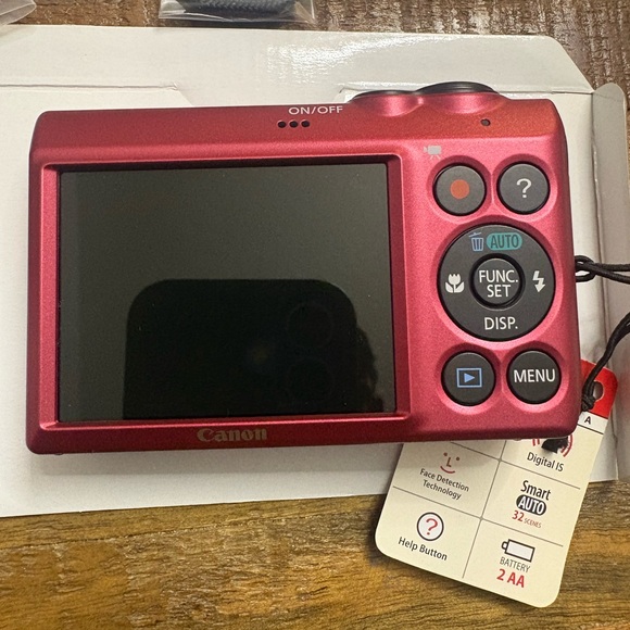 Canon PowerShot A810 Digital Camera - Red Open Box - Picture 4 of 10